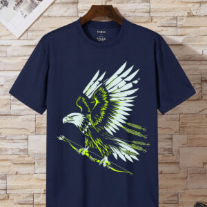 soaring eagle strike graphic t shirt