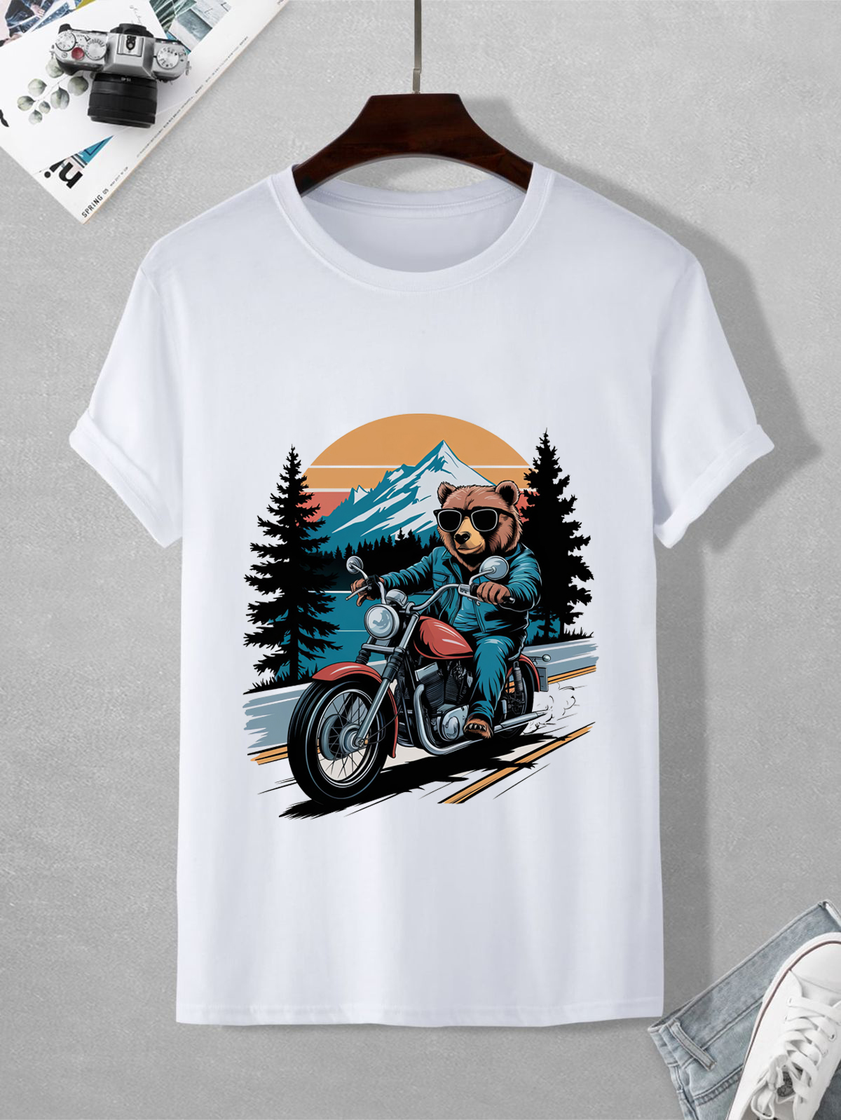 bear rider adventure graphic t shirt bear rider adventure graphic t shirt