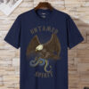 untamed spirit eagle & snake graphic t shirt