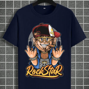 rockstar graphic t shirt – cool streetwear style