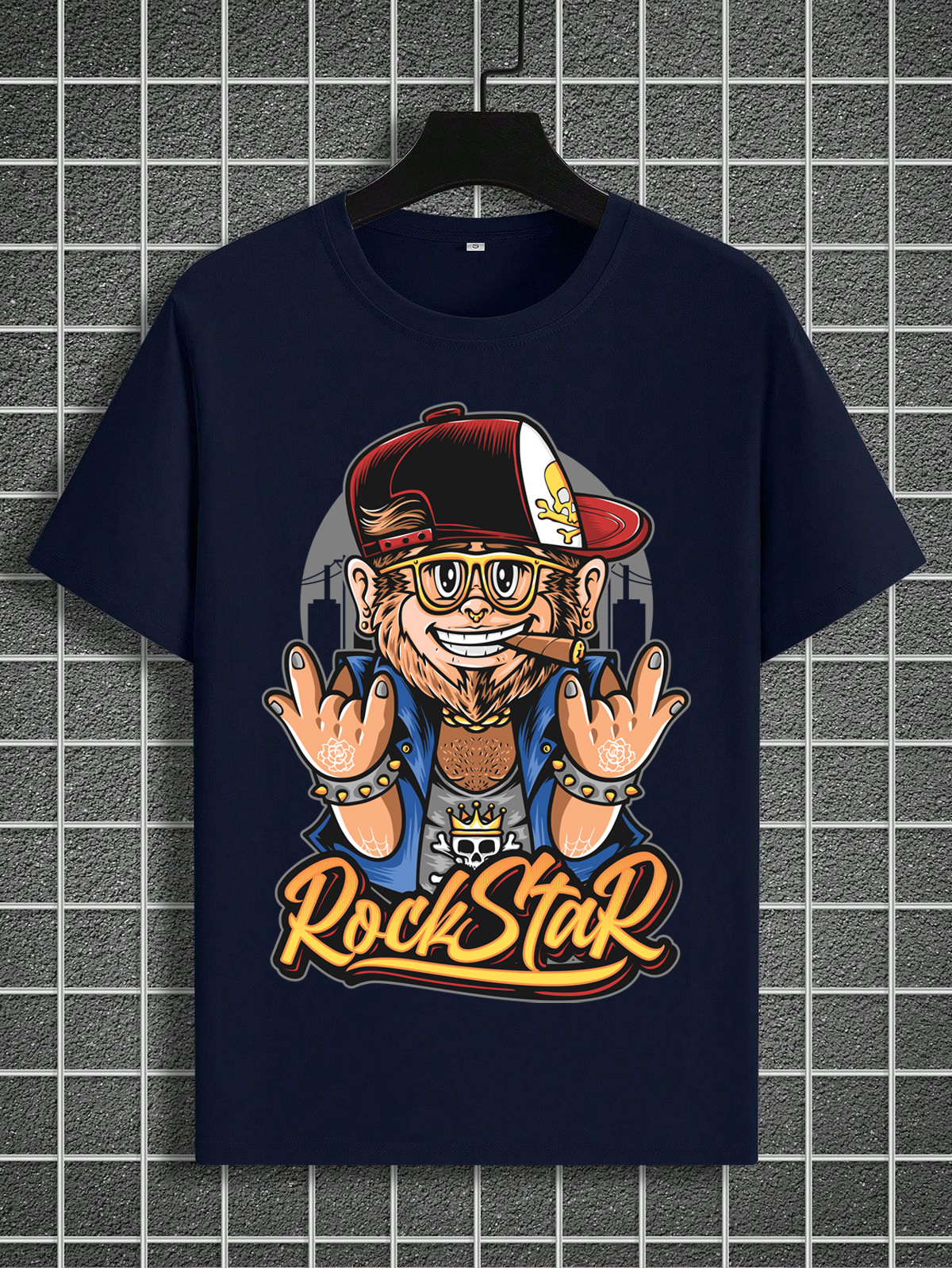 rockstar graphic t shirt – cool streetwear style
