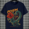 poison snake & rose graphic t shirt – gothic streetwear unisex tee poison snake & rose graphic t shirt – gothic streetwear unisex tee