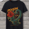 poison snake & rose graphic t shirt – gothic streetwear unisex tee poison snake & rose graphic t shirt – gothic streetwear unisex tee