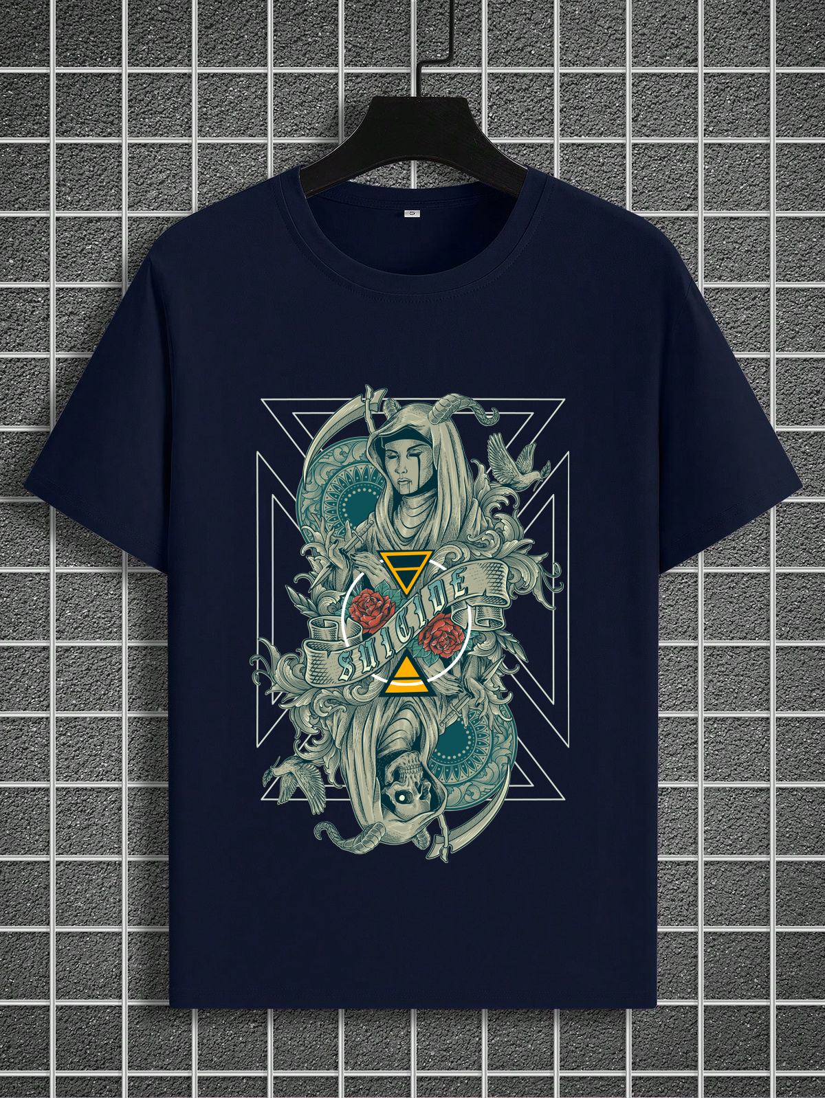 suicide art gothic graphic t shirt suicide art gothic graphic t shirt