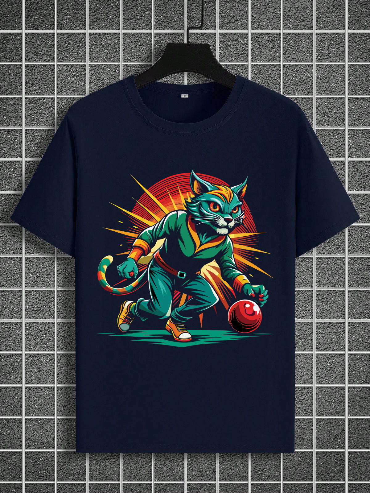 bowling cat graphic t shirt – cool streetwear style bowling cat graphic t shirt – cool streetwear style