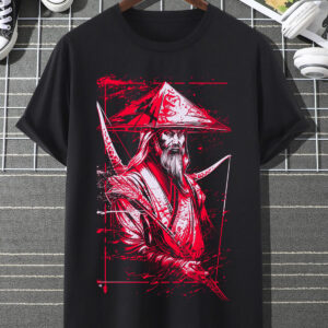 samurai archer warrior graphic t shirt