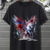 pegasus splash art graphic t shirt pegasus splash art graphic t shirt