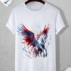 pegasus splash art graphic t shirt pegasus splash art graphic t shirt