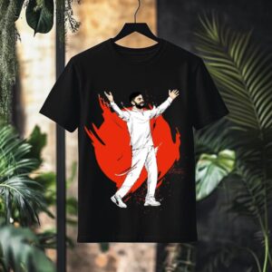victory pose cricket graphic t shirt
