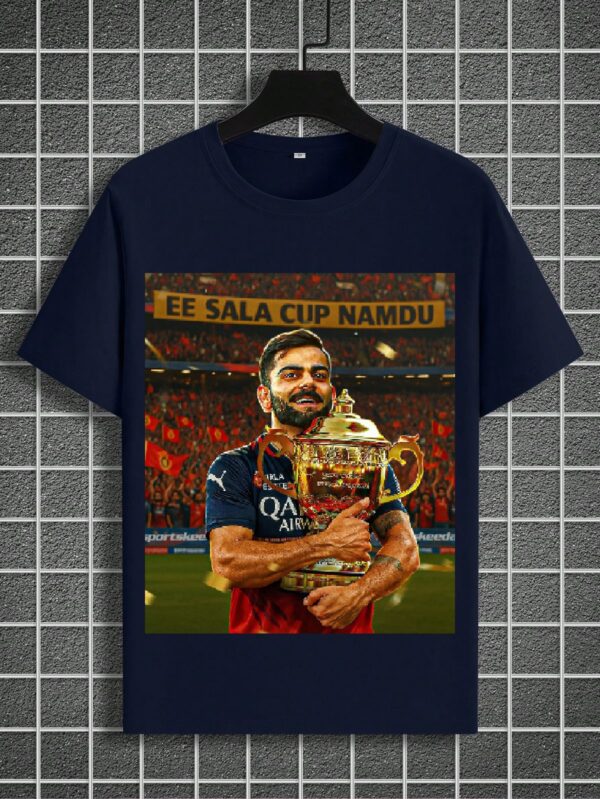 champion’s glory cricket t shirt – trophy celebration edition