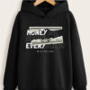 money is behind everything – real boss graphic hoodie money is behind everything – real boss graphic hoodie